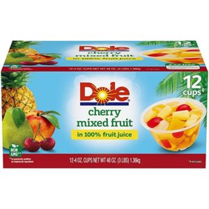 Cherry Mixed Fruit in 100% Fruit Juice, 4 Ounce